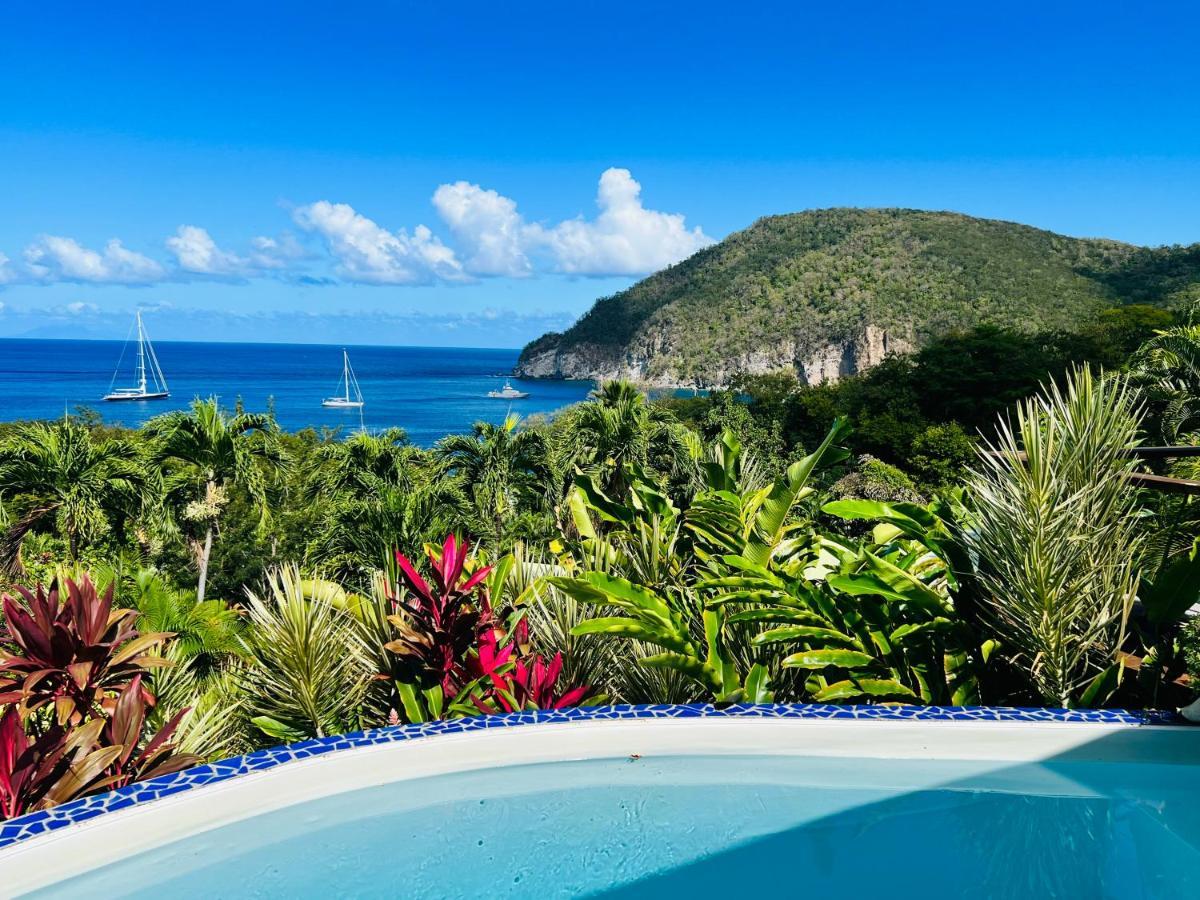 Vue Mer/3Beds/Piscine/Wifi/900 Metres De La Plage Deshaies Kültér fotó