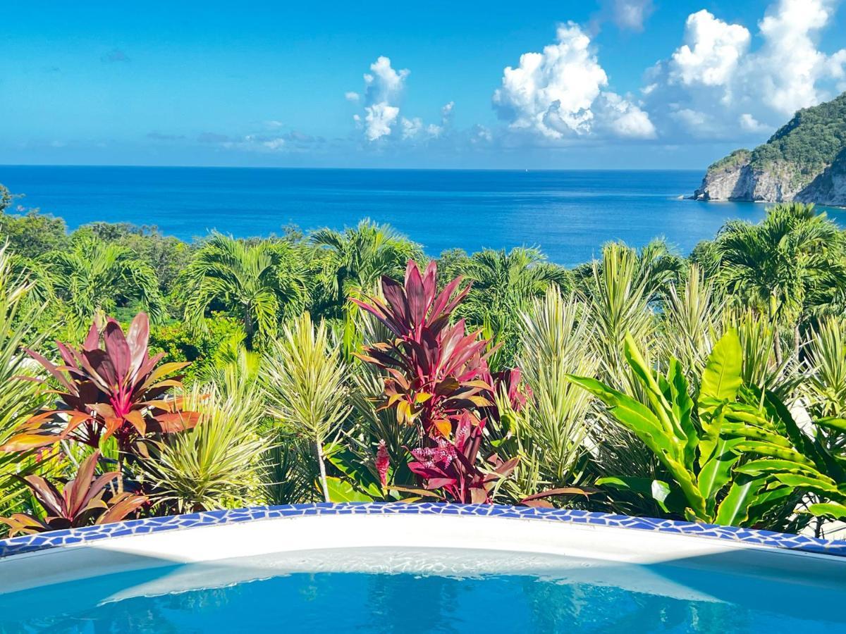 Vue Mer/3Beds/Piscine/Wifi/900 Metres De La Plage Deshaies Kültér fotó