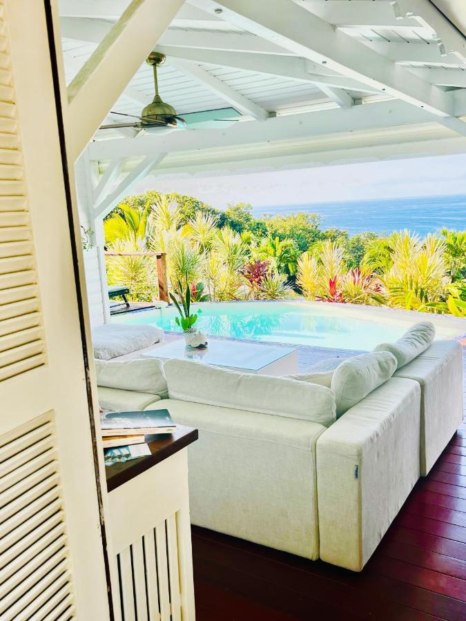 Vue Mer/3Beds/Piscine/Wifi/900 Metres De La Plage Deshaies Kültér fotó