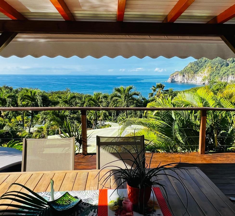 Vue Mer/3Beds/Piscine/Wifi/900 Metres De La Plage Deshaies Kültér fotó