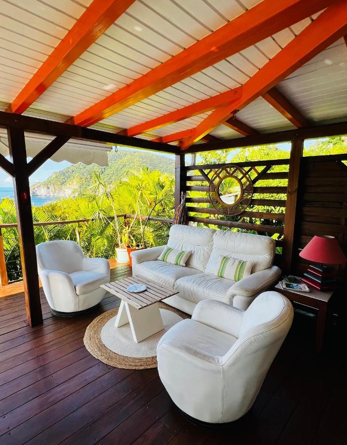 Vue Mer/3Beds/Piscine/Wifi/900 Metres De La Plage Deshaies Kültér fotó