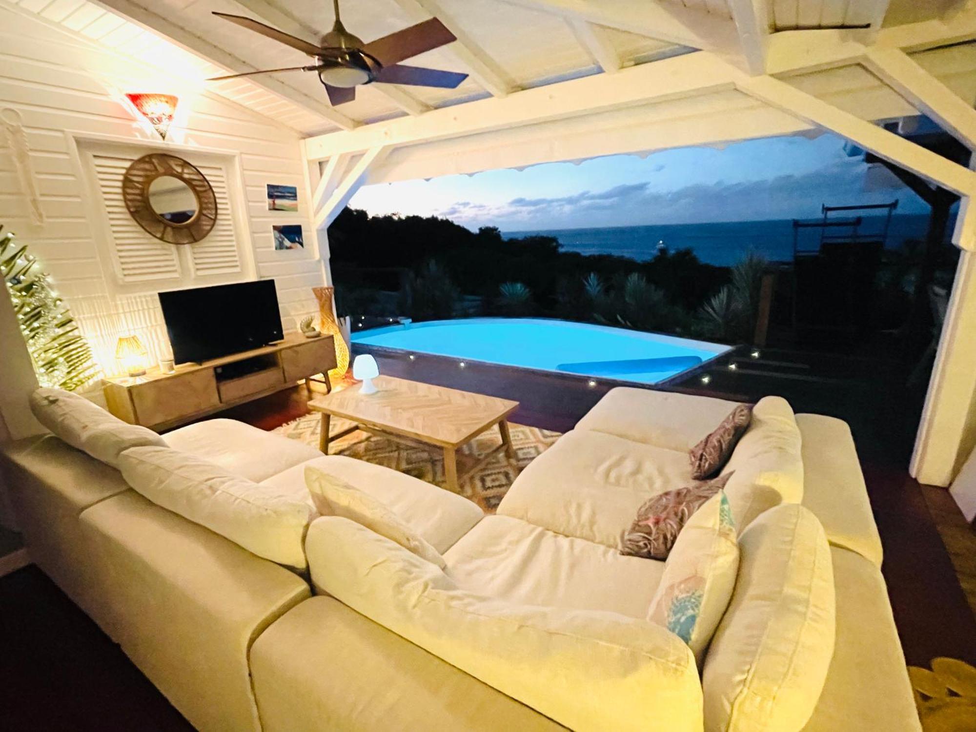Vue Mer/3Beds/Piscine/Wifi/900 Metres De La Plage Deshaies Kültér fotó