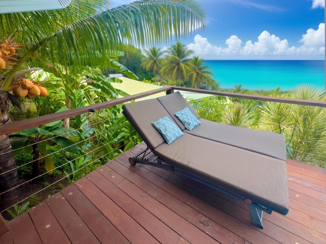 Vue Mer/3Beds/Piscine/Wifi/900 Metres De La Plage Deshaies Kültér fotó