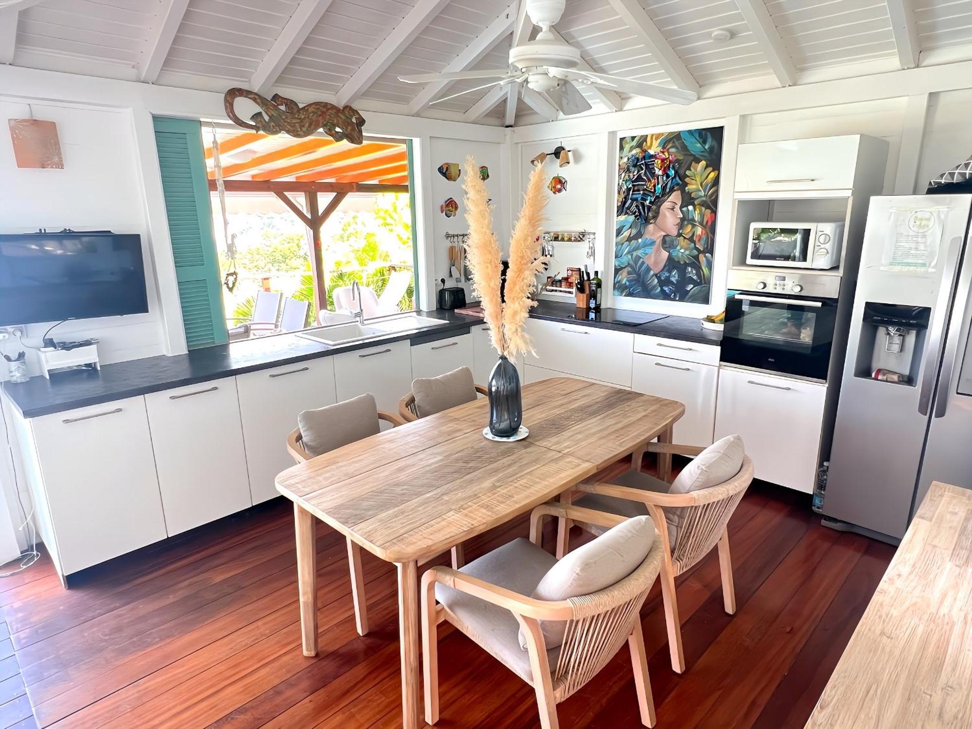 Vue Mer/3Beds/Piscine/Wifi/900 Metres De La Plage Deshaies Kültér fotó